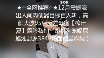 ★☆全网推荐☆★12月震撼流出人间肉便器目标百人斩，高颜大波95后反差母狗【榨汁夏】露脸私拍，炮机狗笼喝尿蜡烛封逼3P4P场面相当炸裂 (5)